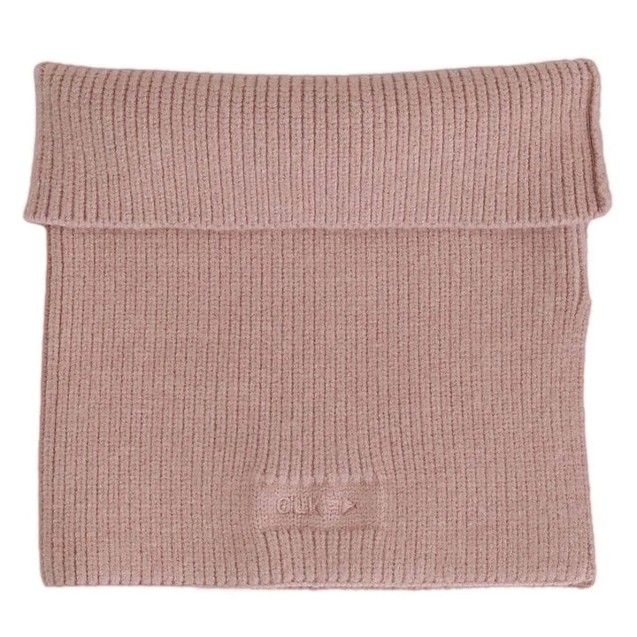 Cache-cou en tricot doux (0-2 ans) rose Calikids Mlle et Coco
