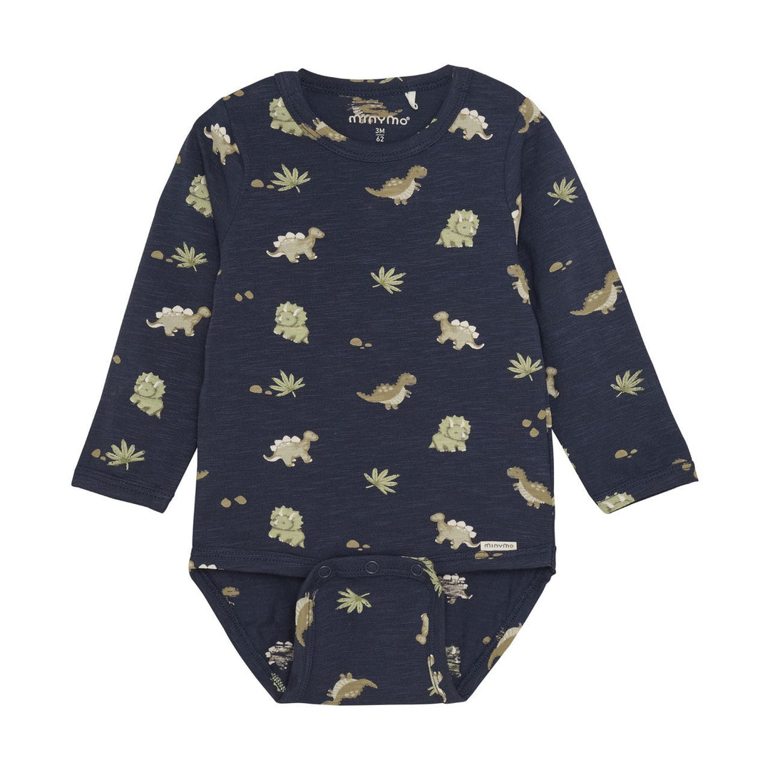 Cache-couche manches longues motifs dinos Minymo Mlle et Coco