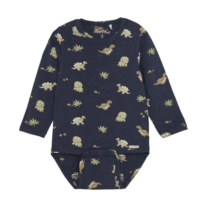 Cache-couche manches longues motifs dinos Minymo Mlle et Coco