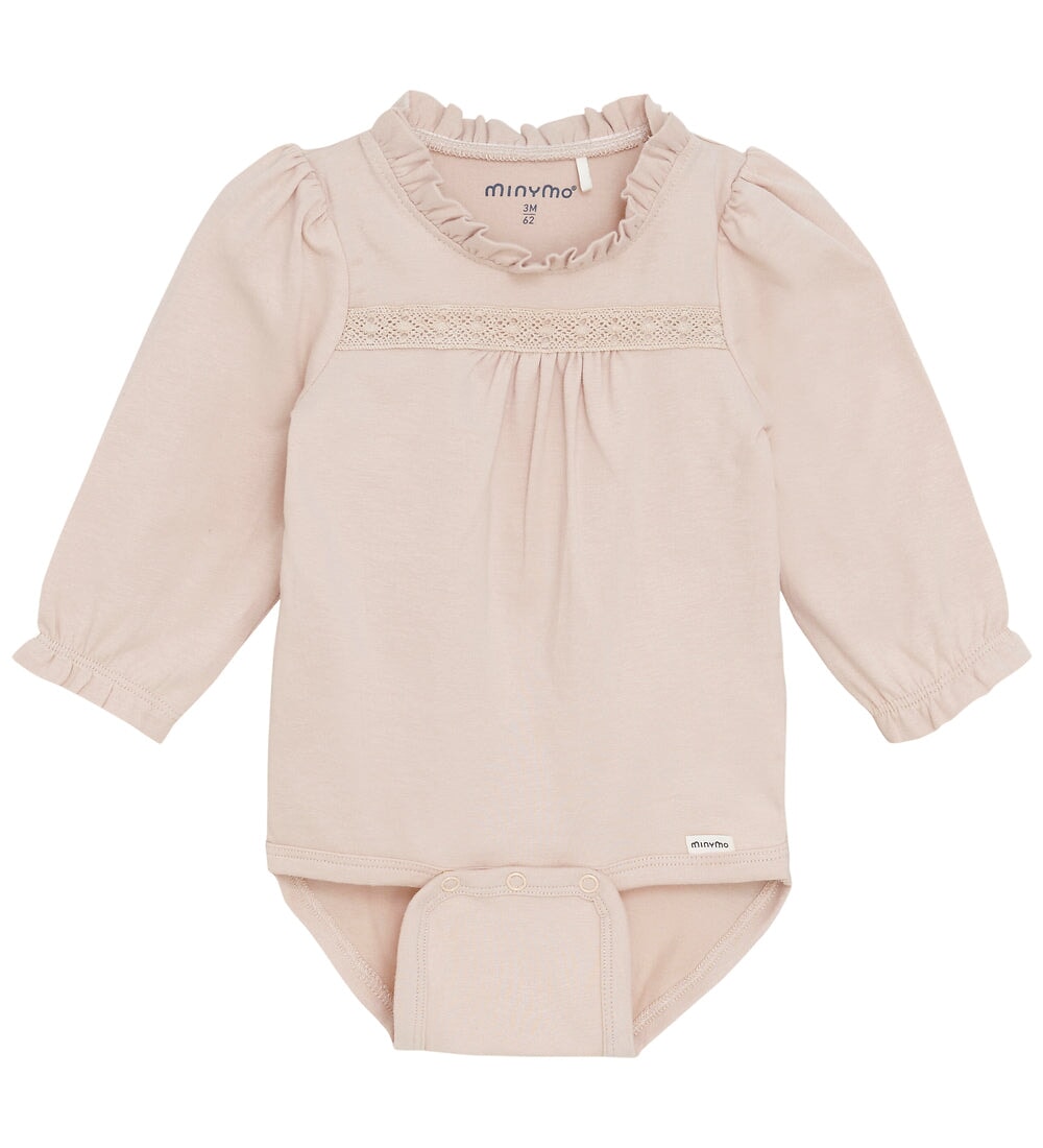 Cache-couche manches longues rose sepia Minymo Mlle et Coco