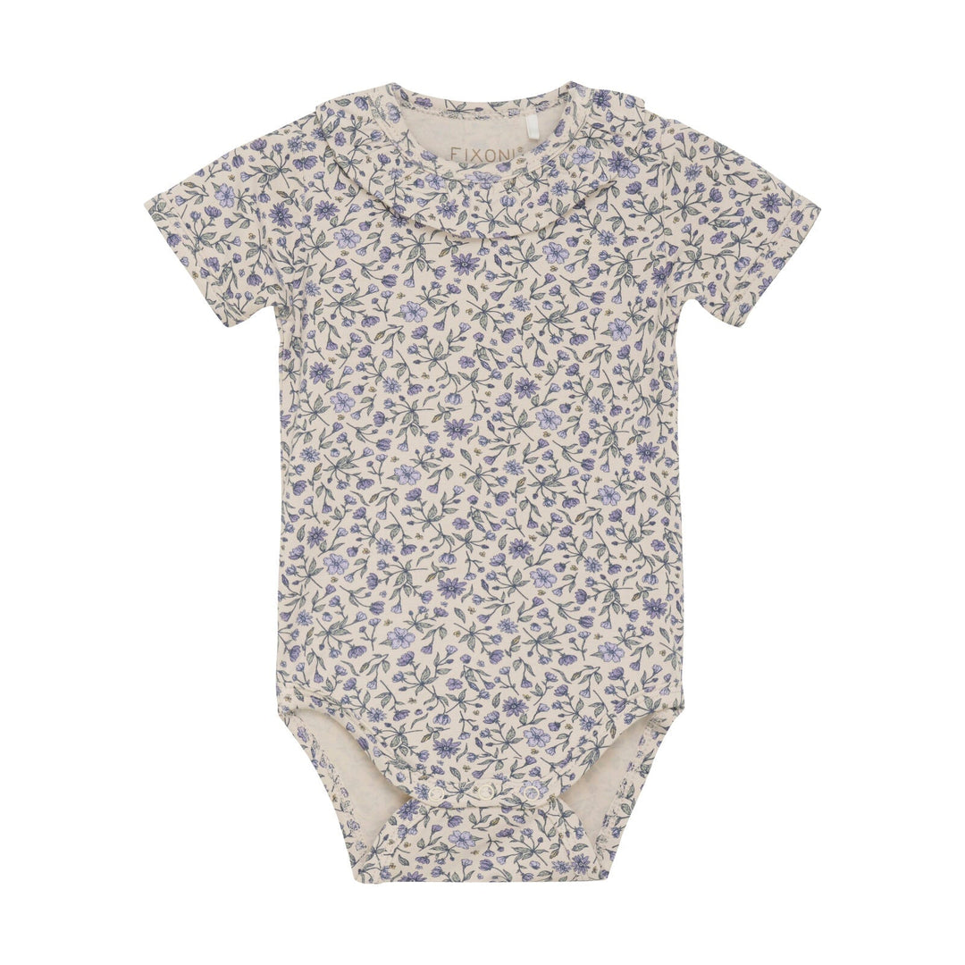 cache-couches floral beige lilas Mlle et Coco FIxoni
