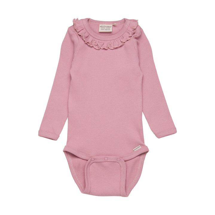 cache-couches rose manches longue Minymo vêtement enfant bébé