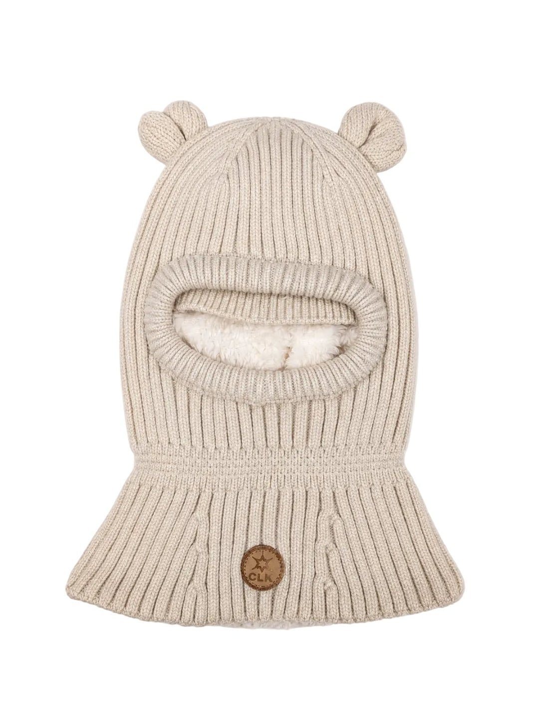Cagoule en tricot avec oreilles Crème
Calikids Mlle et Coco