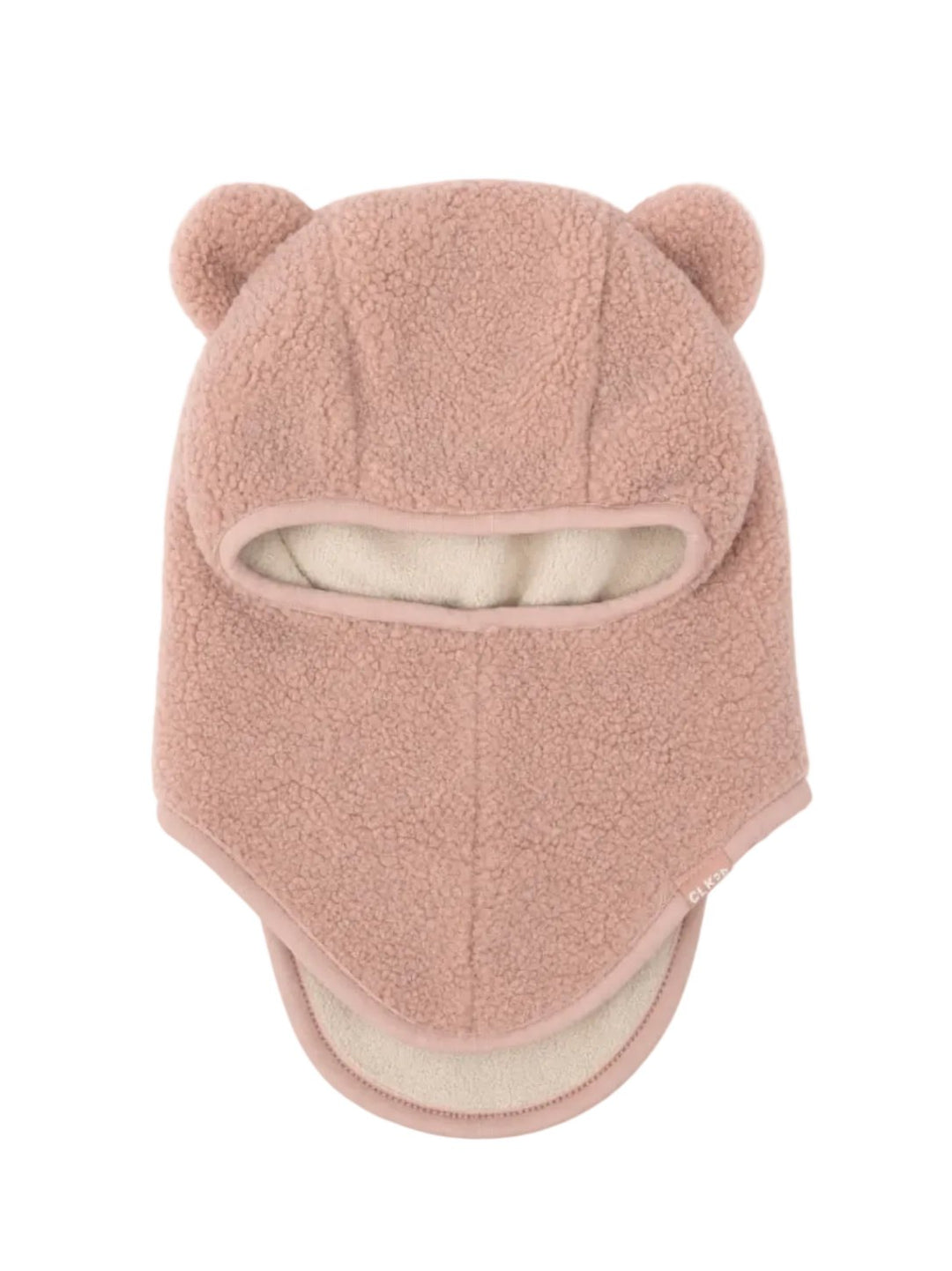 Cagoule en molleton ourson Rose Calikids Mlle et Coco