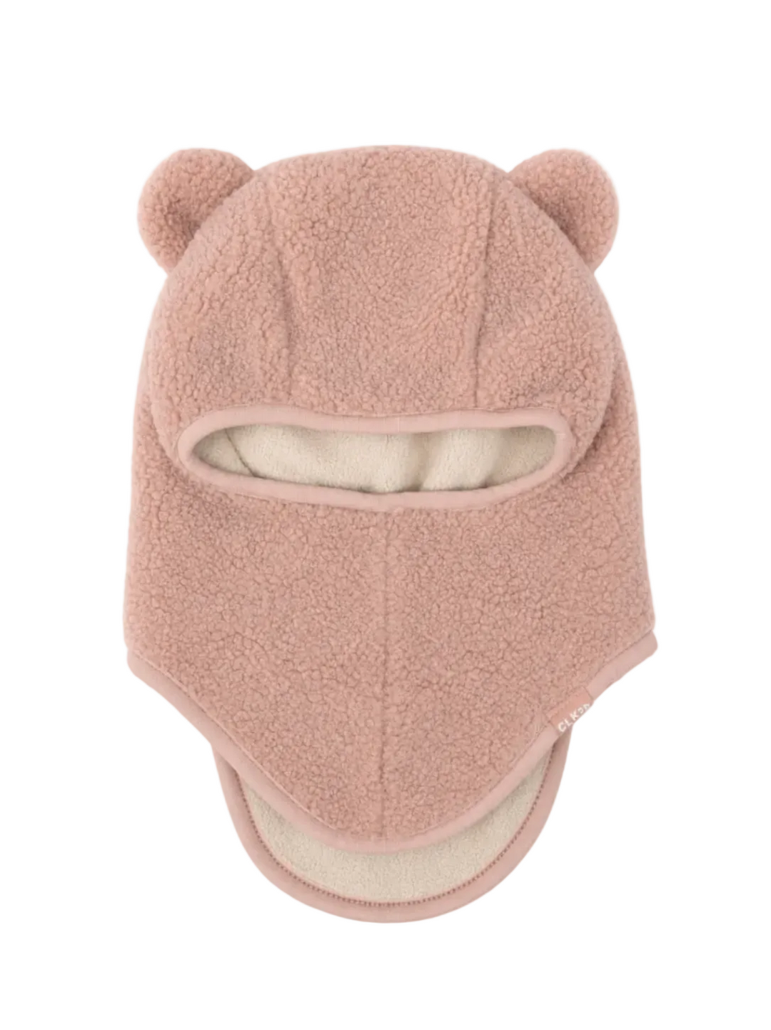 Cagoule en molleton ourson Rose Calikids Mlle et Coco