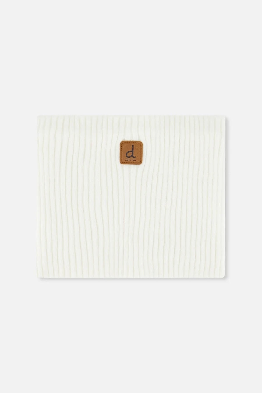 Cache-cou mi-saison en tricot Blanc Deux par Deux Mlle et Coco