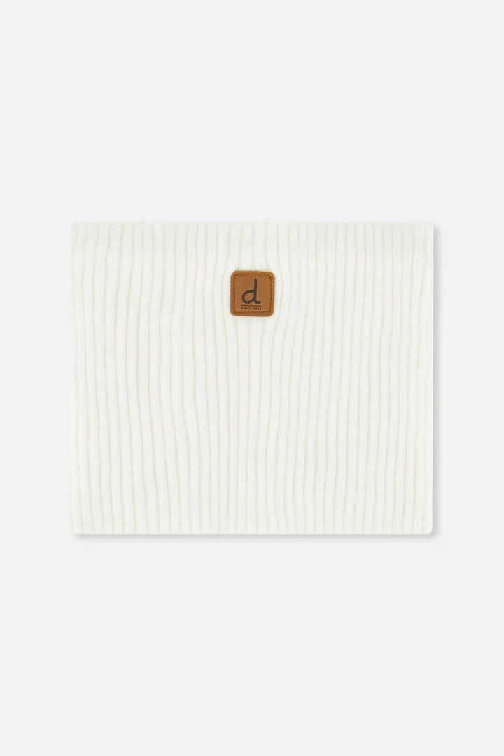 Cache-cou mi-saison en tricot Blanc Deux par Deux Mlle et Coco
