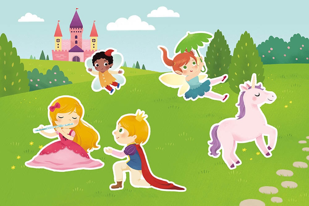 Mes tout premiers autocollants Les princesses et les fées Auzou Mlle et Coco