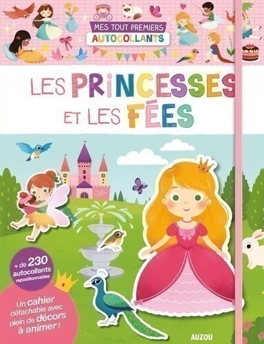 Mes tout premiers autocollants Les princesses et les fées Auzou Mlle et Coco