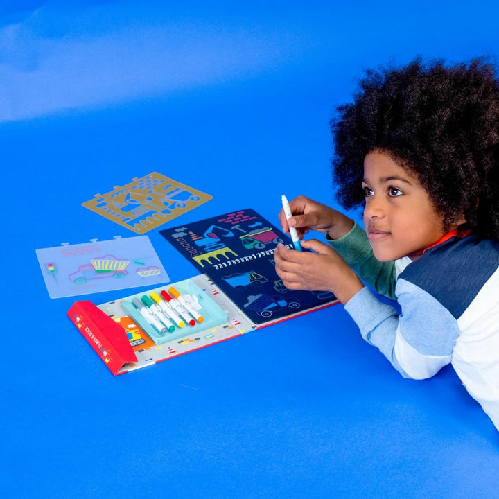 Cahier tableau noir construction Floss &amp; Rock Mlle et Coco