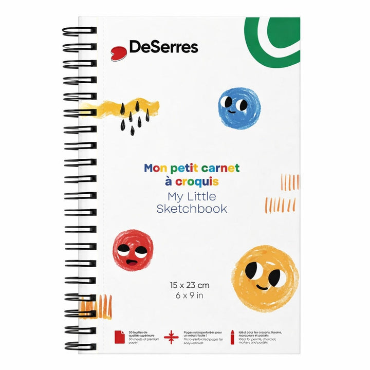 Mon petit cahier de croquis pour enfant DeSerres Mlle et Coco