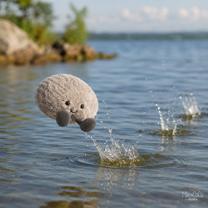 Plush - Amuseable Pebble 4" - Jellycat