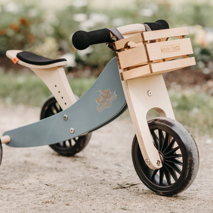 Caisse en bois pour vélo Kinderfeets Mlle et Coco 