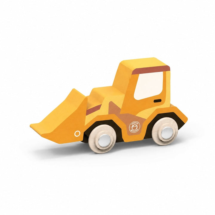 Jeux à tirer - Voiture utilitaire (plusieurs modèles) - Speedy Monkey Speedy Monkey Excavatrice (Orange) 