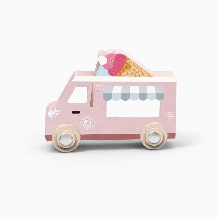 Jeux à tirer - Voiture utilitaire (plusieurs modèles) - Speedy Monkey Speedy Monkey Crème glacée (Rose) 