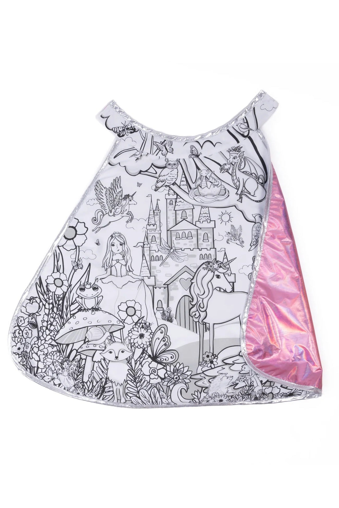 Cape à colorier - Château, princesse, rose - Great Pretenders Jouet/jeux Great Pretenders 