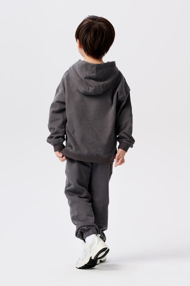 chandail capuchon gris Noppies enfant Mlle et Coco Coton