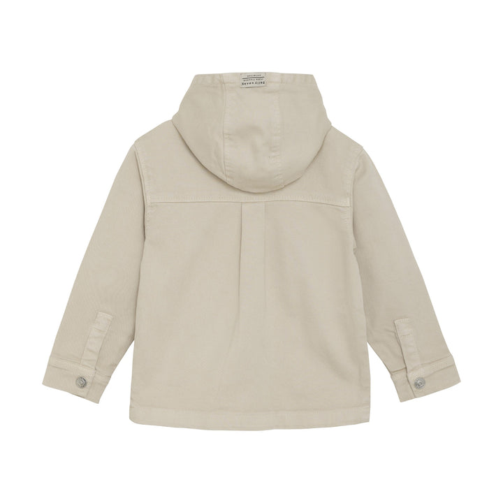 Veste à capuchon effet jeans - Beige - Daily Seven Vêtements (échantillons) Daily Seven 