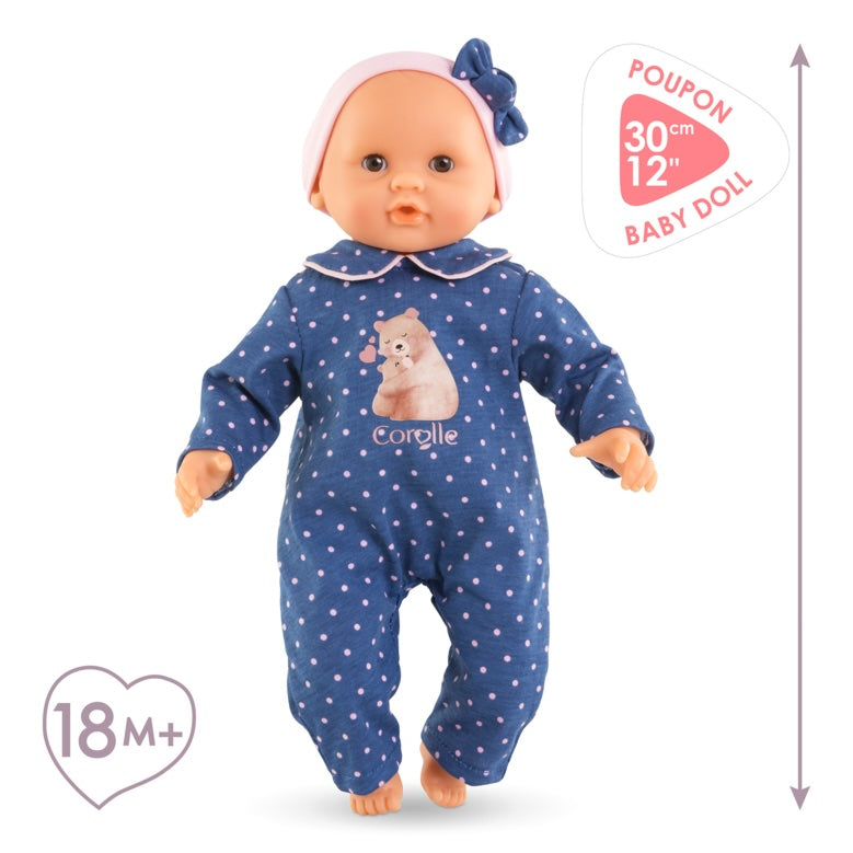 Poupée de 30 cm Poupon bébé calin Capucine ourson Corolle Mlle et Coco