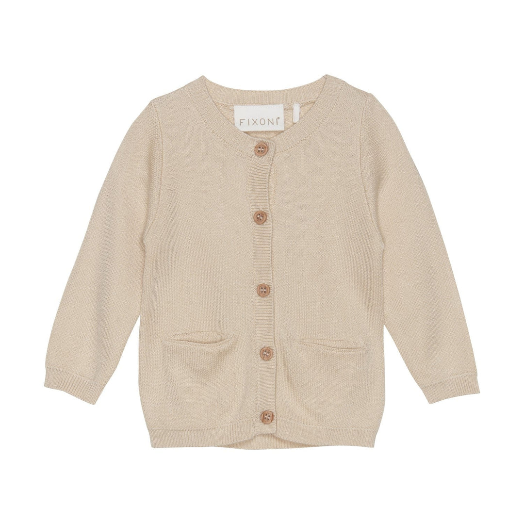 veste cardigan bouton avoine fixoni vêtement enfant bébé