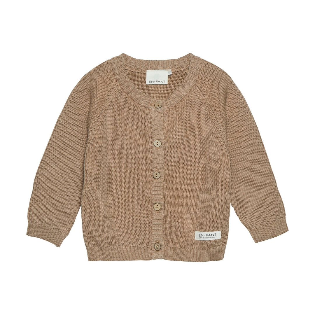 cardigan tricot bouton latte vêtement en-fant bébé