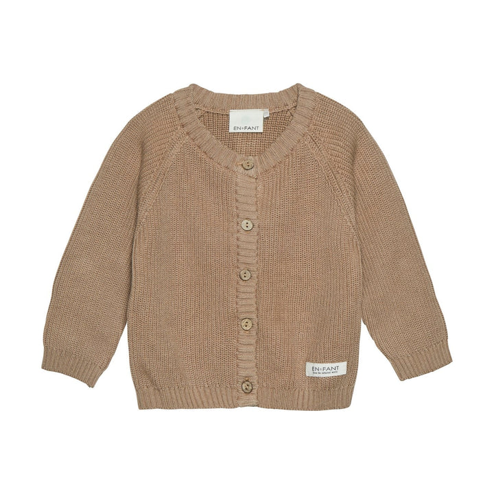 cardigan tricot bouton latte vêtement en-fant bébé