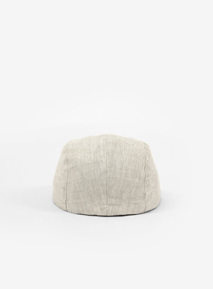 Caribou casquette lin écru beige compagnie québécoise bébé enfant