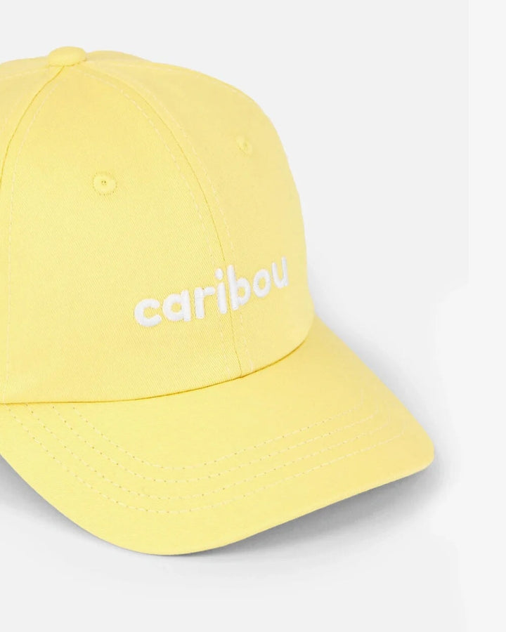 Casquette en coton jaune citron Caribou Mlle et Coco