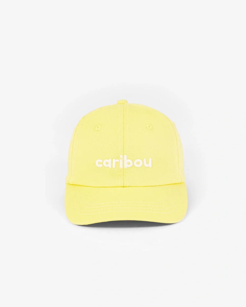 Casquette en coton jaune citron Caribou Mlle et Coco