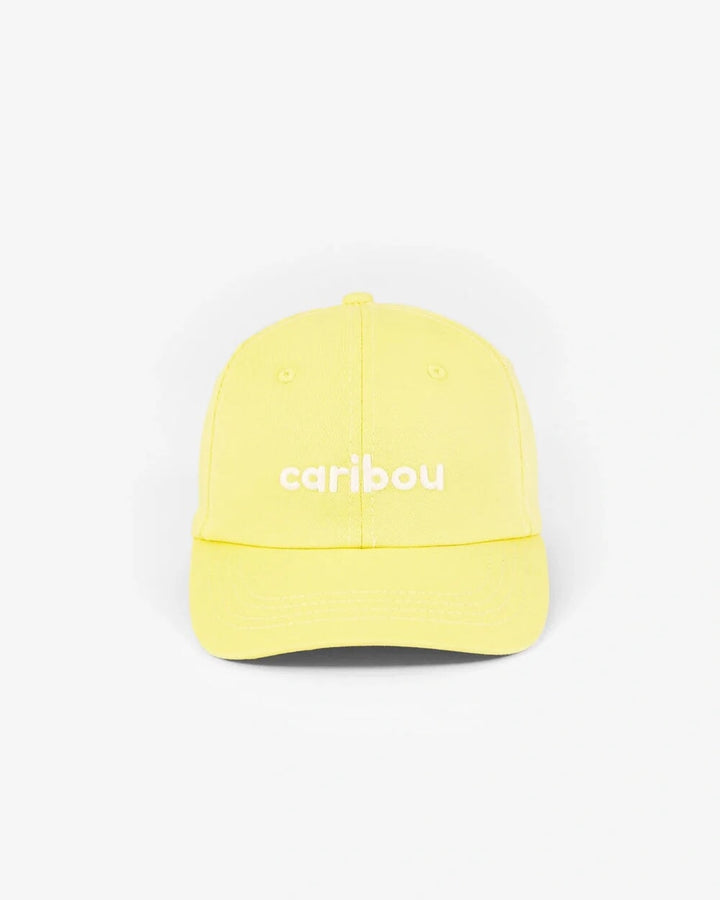 Casquette en coton jaune citron Caribou Mlle et Coco