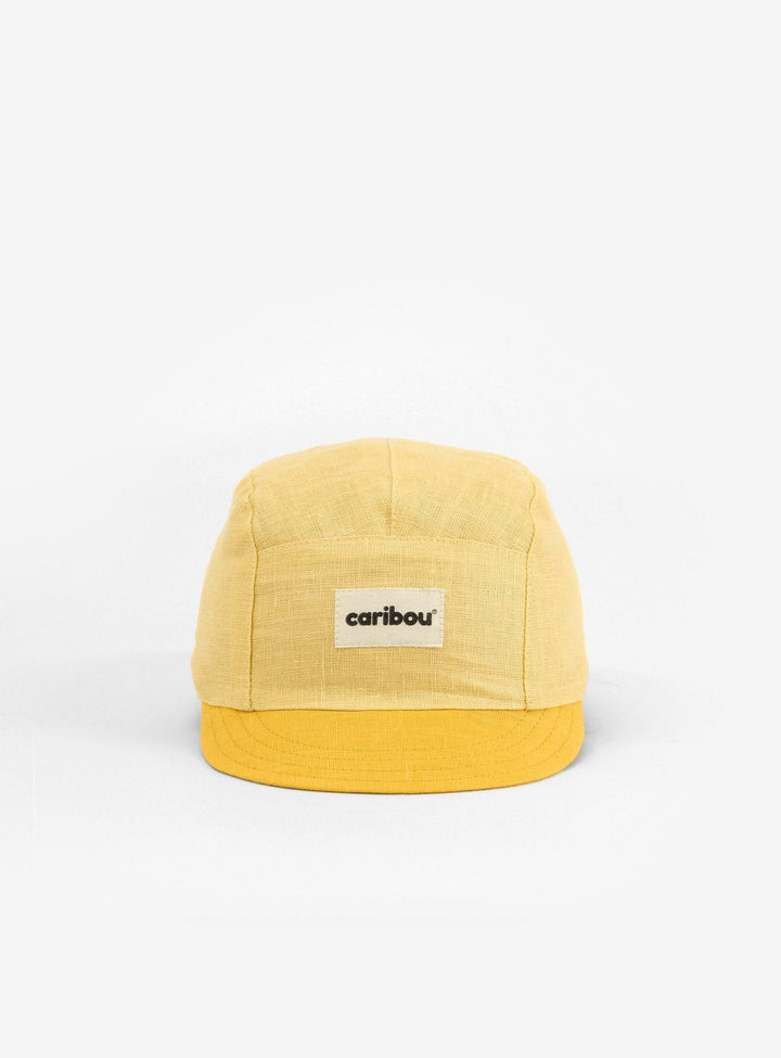 casquette lin enfant Caribou duo jaune Mlle et Coco