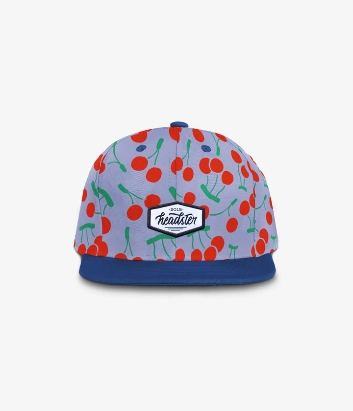 casquette bleu lavande cerise Headster Mlle et Coco