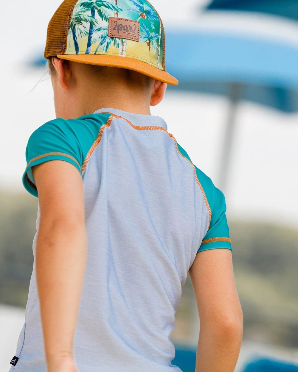 casquette imprimé de palmiers deux par deux accessoire été enfant