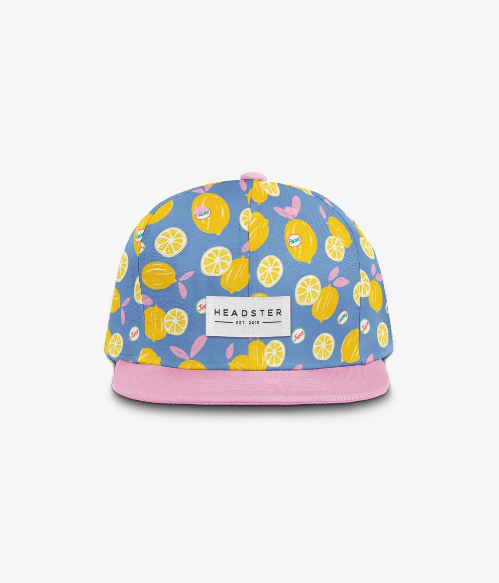 Casquette salty blue citron Headster Mlle et Coco