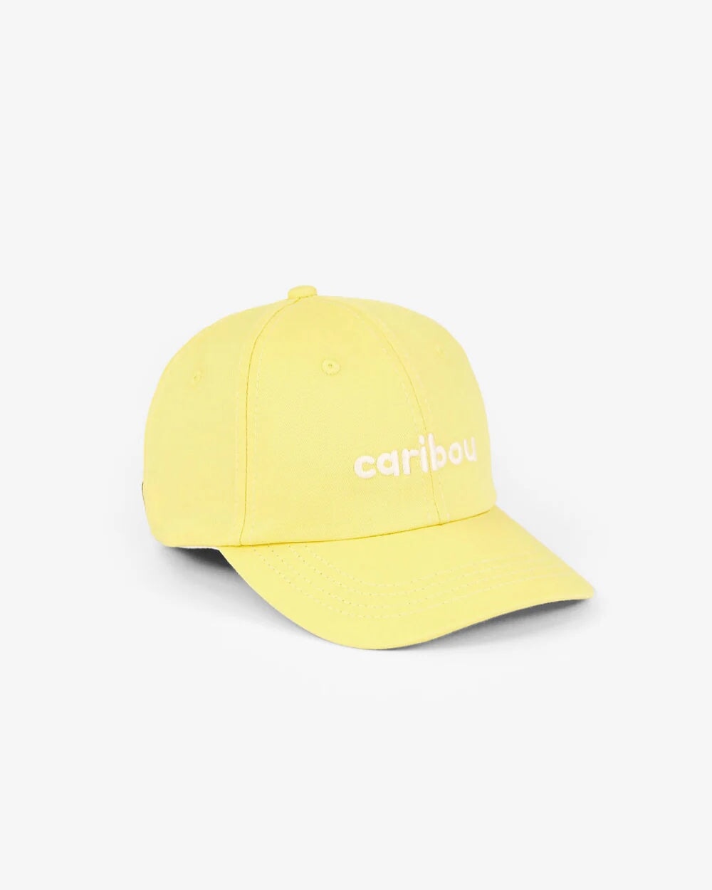 Casquette en coton jaune citron Caribou Mlle et Coco