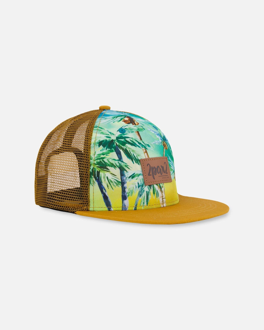 casquette imprimé de palmiers deux par deux accessoire été enfant