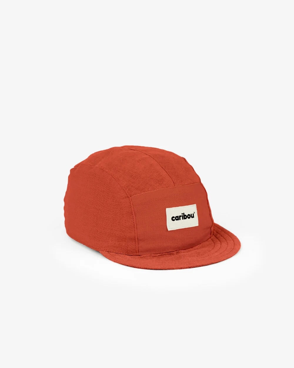Casquette en lin rouge cannelle Caribou Mlle et Coco