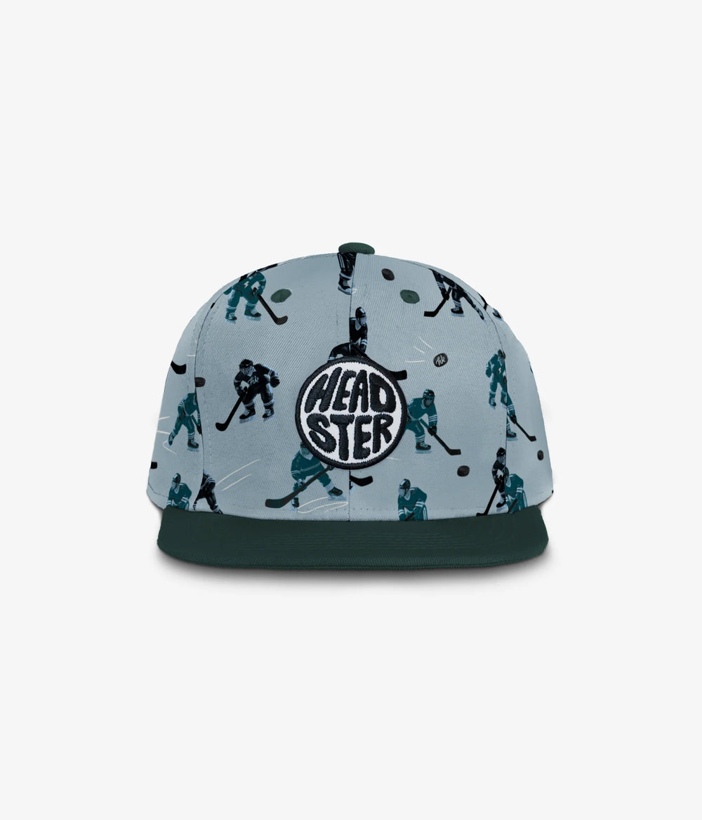 casquette slap shot bleu celeste Headster Mlle et Coco