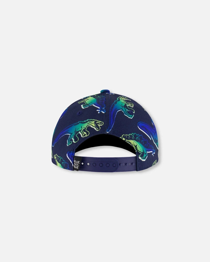 casquette dinosaures vert bleu deux par deux accessoir enfant