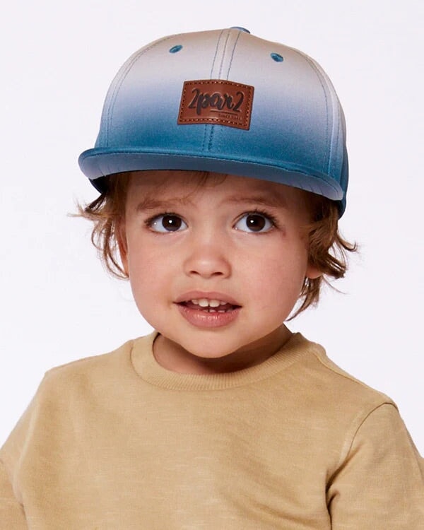 Casquette 2 par 2 Gris bleuté et beige, accessoire été