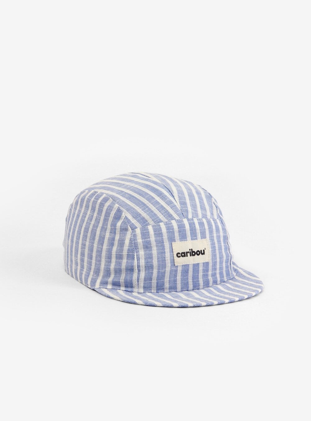  casquette caribou lin bleu rayée compagnie québécoise protection soleil