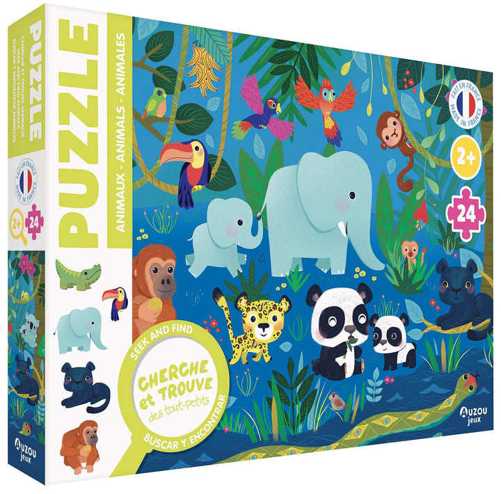 Casse-tête Cherche et Trouve des Tout-petits Animaux Auzou jeux