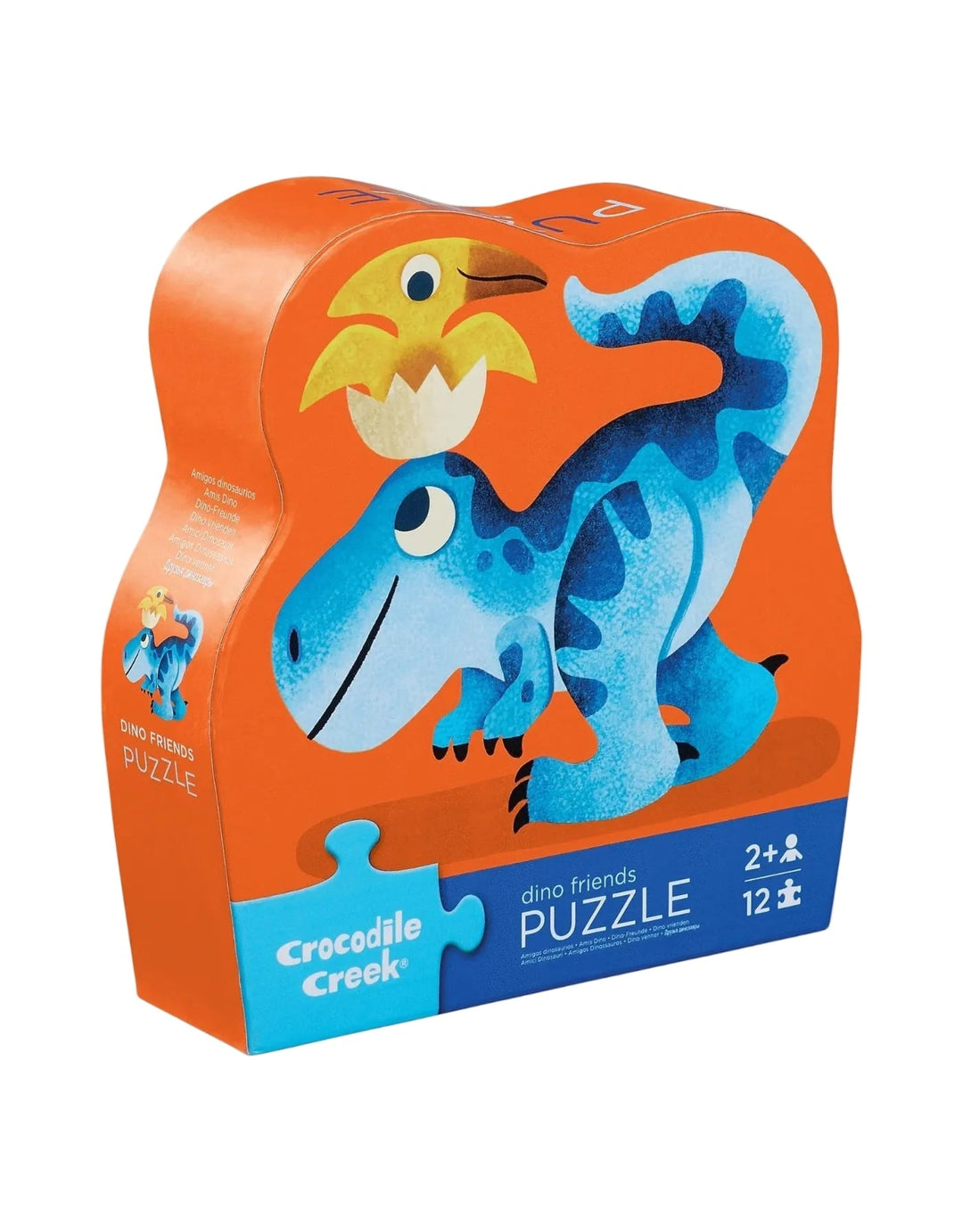 Casse-tête 12 morceaux les amis dinosaures Crocodile Creek Mlle et Coco