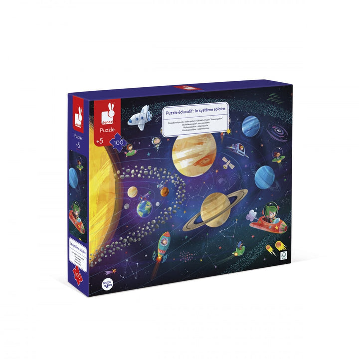 Casse-tête éducatif - Système solaire 100 pièces - Janod par Janod vendu par MlleetCoco.com