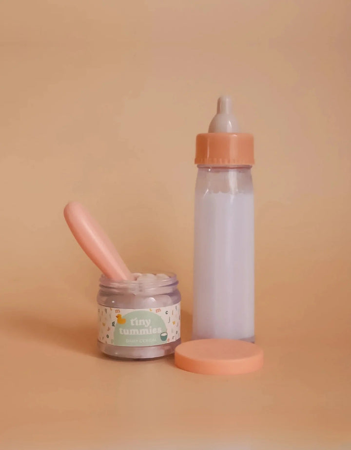 ensemble céréale lait jouet pour poupée enfant Tiny harlow
