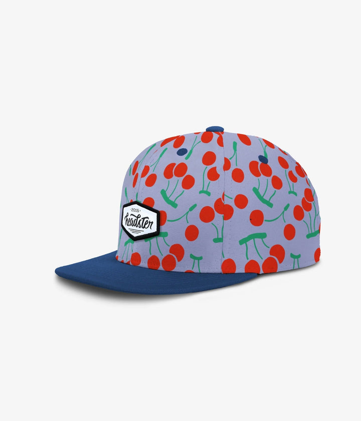 casquette bleu lavande cerise Headster Mlle et Coco