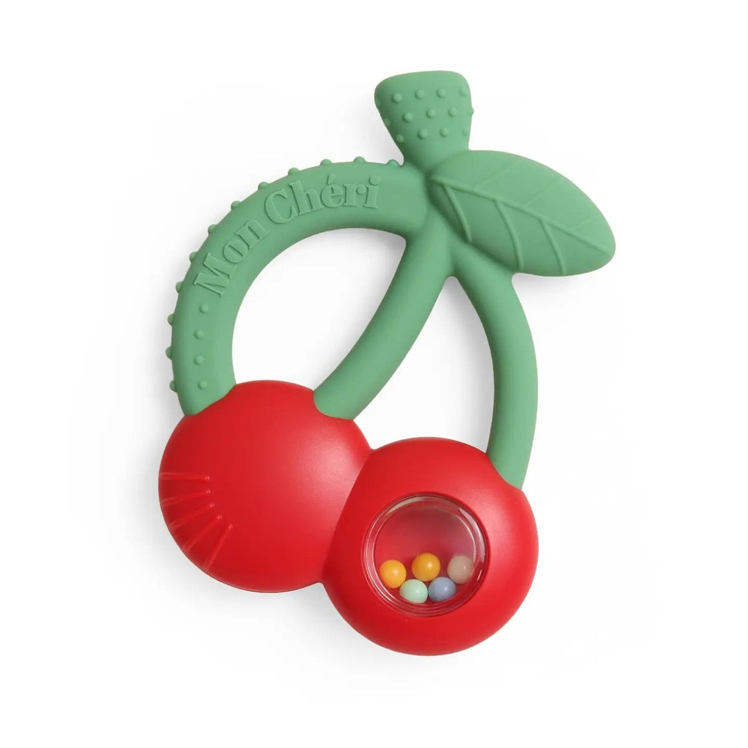 jouet de dentition hochet cerise Bity shake Mlle et Coco