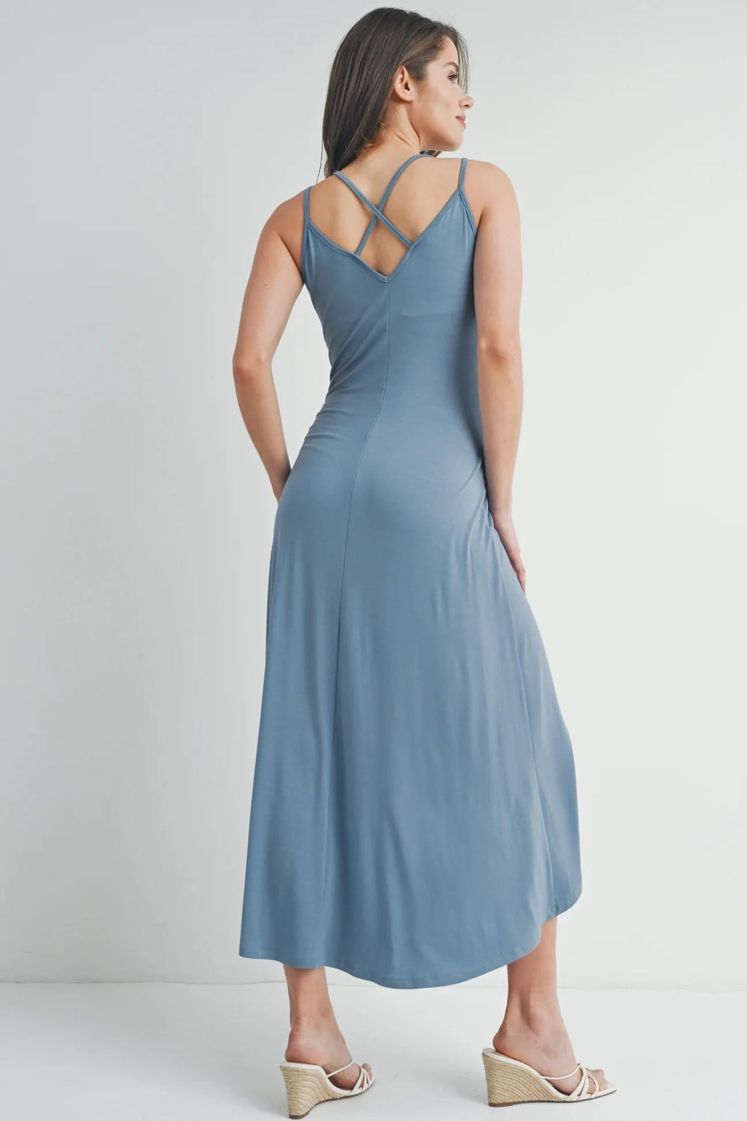 Robe midi maternité Chambray Hello Miz Mlle et Coco