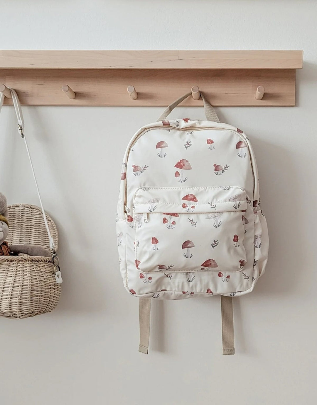 sac dos menoum menoum champignon accessoire garderie Mlle et Coco