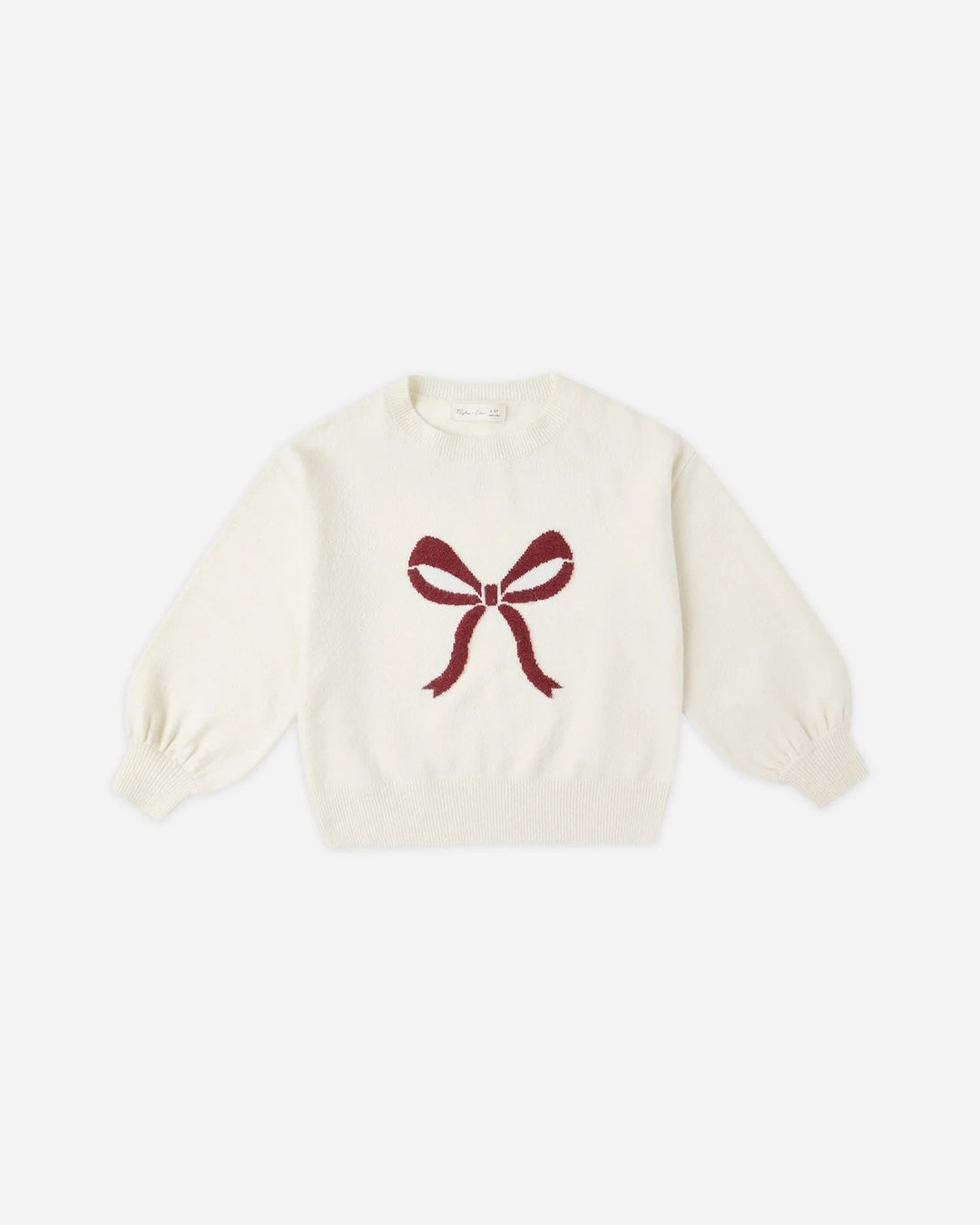 Pull tricot  Crème et boucle Rylee + Cru Mlle et Coco